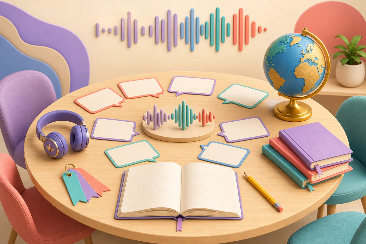 English as a Second Language, ESL Level 3 course illustration